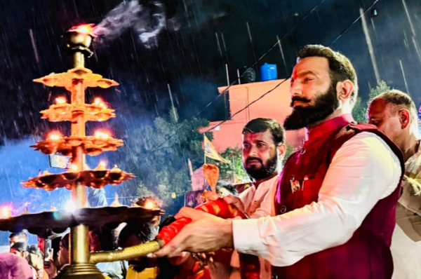 21वीं बार खारुन गंगा महाआरती
